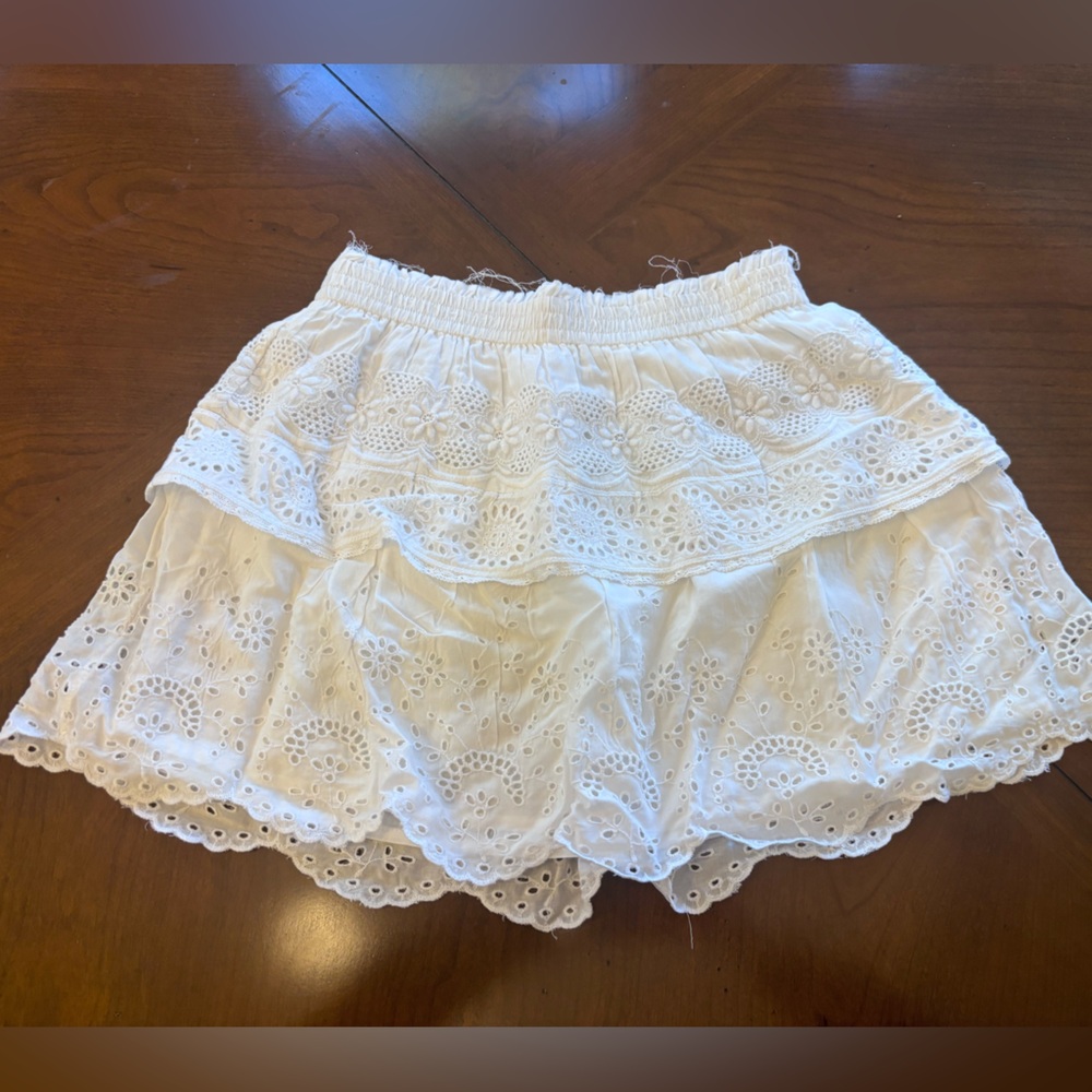 Loveshack Fancy NWT white skirt